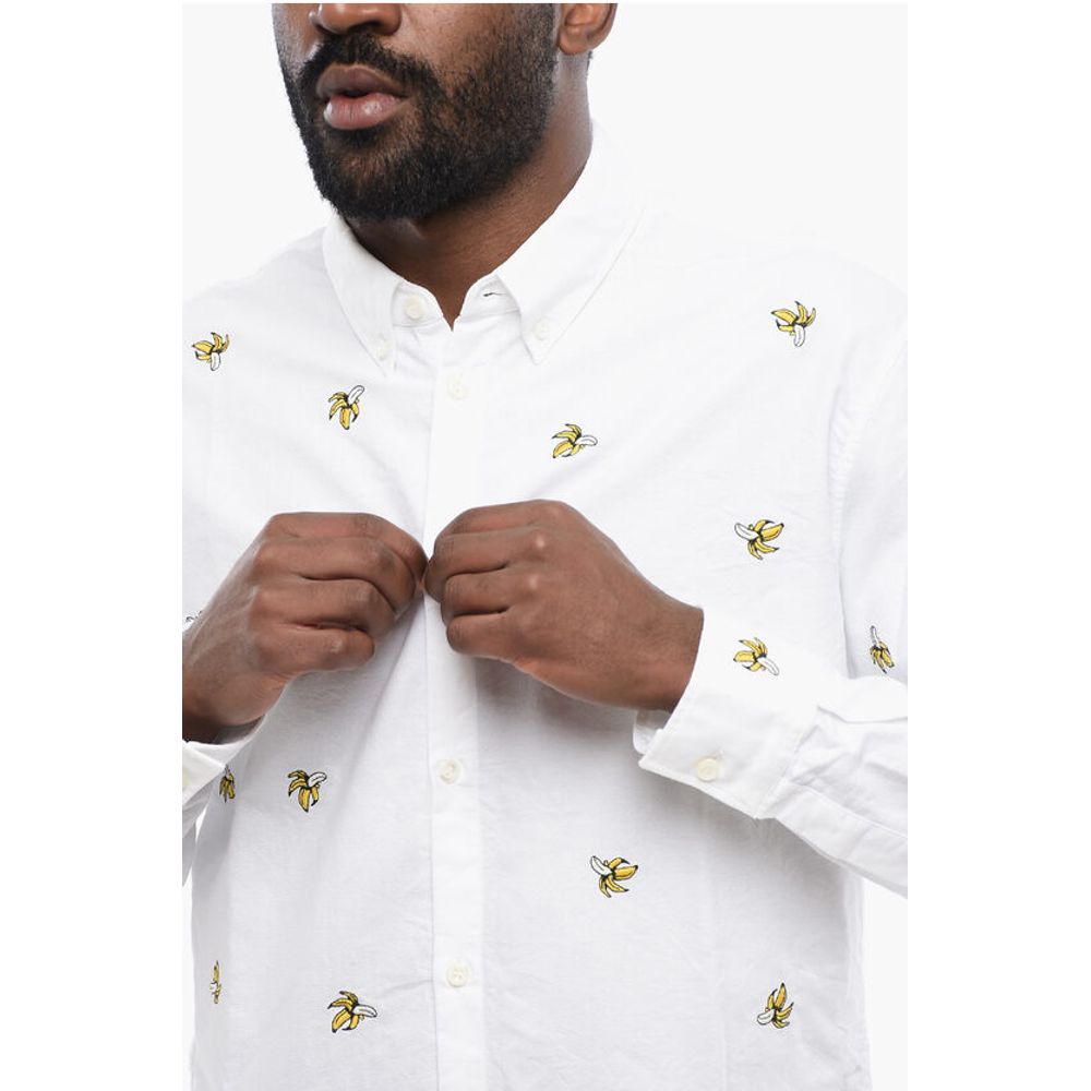 Dsquared² Button-Down Shirt With Banana Embroidery - Image 3