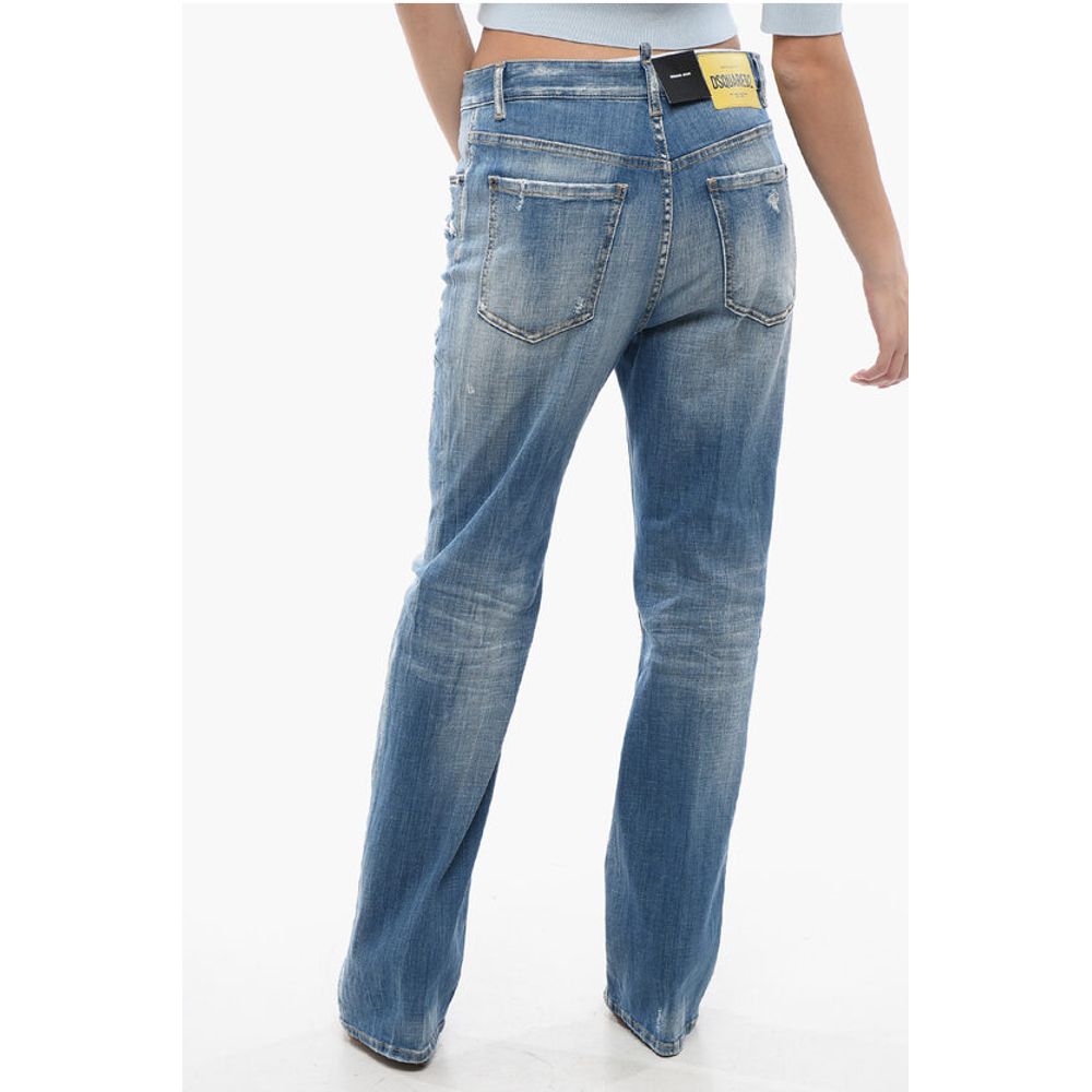 Dsquared² Mid Wash Roadie Fit Denims 23cm - Image 2