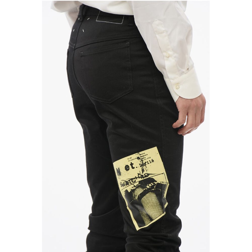 Maison Margiela MM1 Printed DEFILÈ 5-Pocketed Pants - Image 4