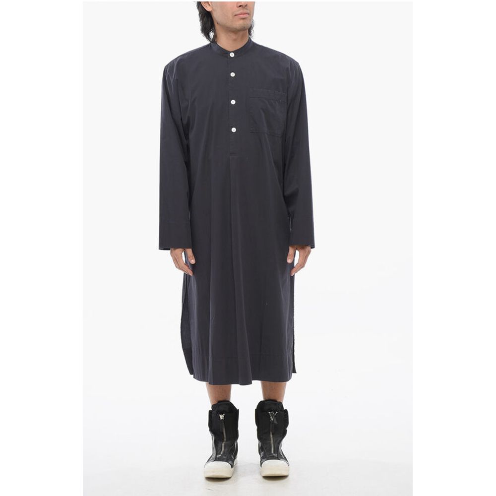 Birkenstock TEKLA Cotton Poplin Maxi Shirt with Side Splits
