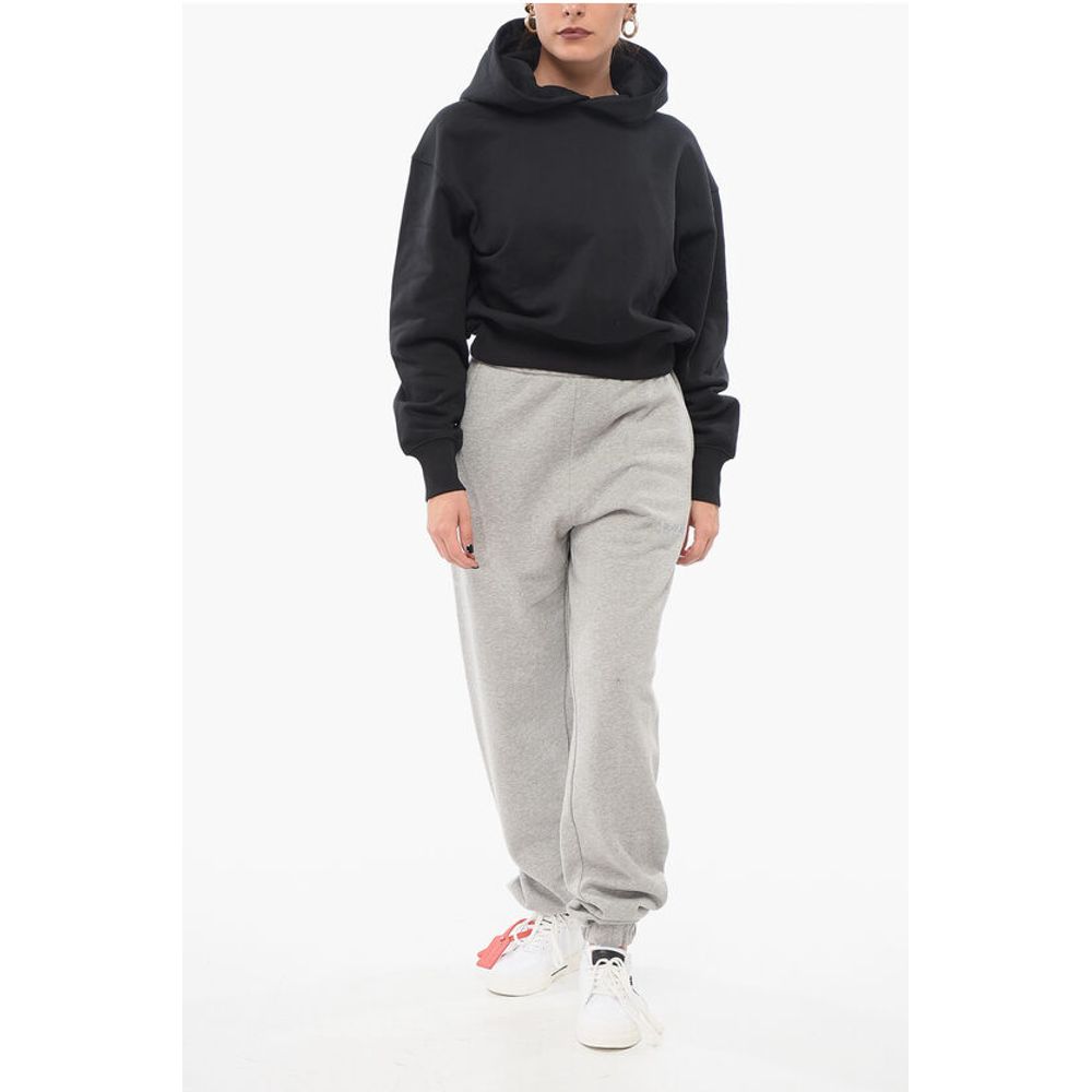Y-3 Monochrome Brushed Cotton Hoodie - Image 4