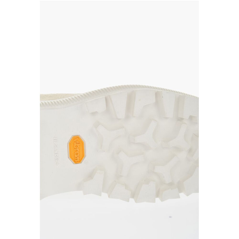 Jil Sander Suede Lace-up Sneakers with Vibram Sole - Image 4