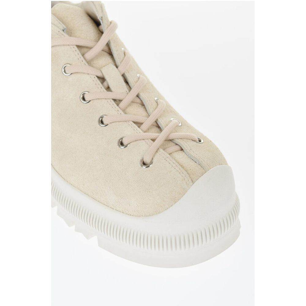 Jil Sander Suede Lace-up Sneakers with Vibram Sole - Image 5