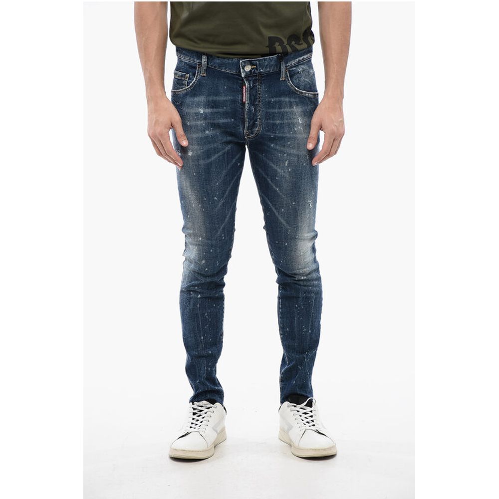 Dsquared² Super Twinky Fit Denims with Flap Back Pockets 14cm