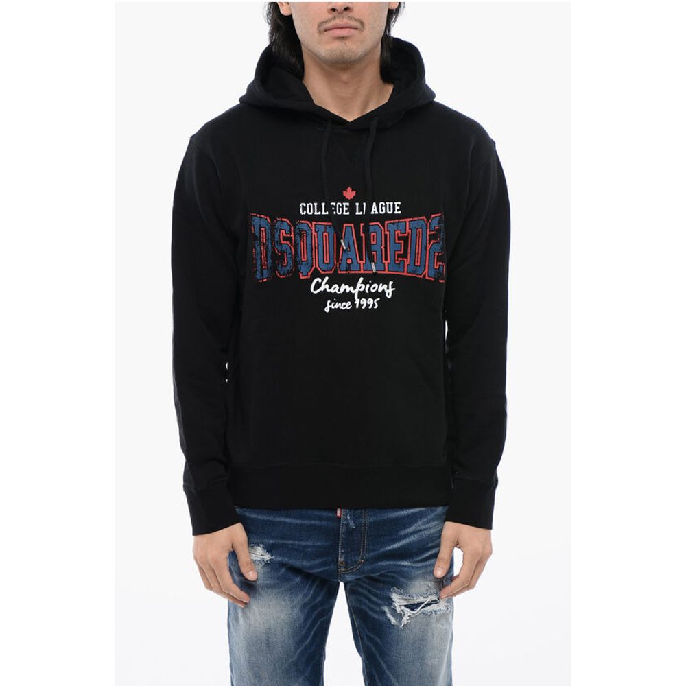 Dsquared² Cool-fit Hoodie Sweatshirt with Logo Print