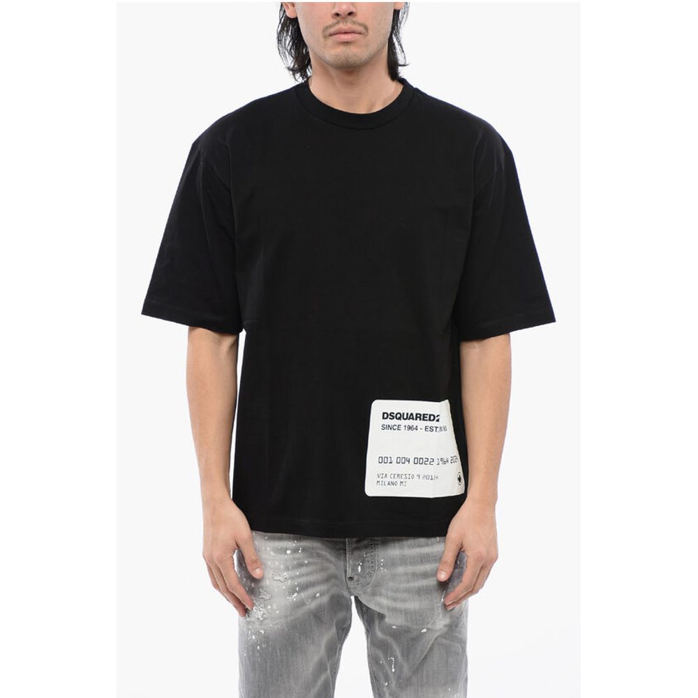 Dsquared² Cotton CARD Loose Fit T-Shirt