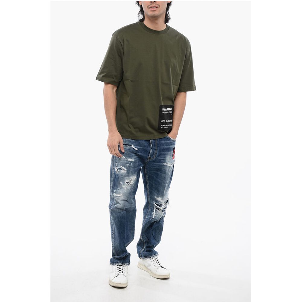 Dsquared² Loose-fit T-shirt with Logo Print - Image 4