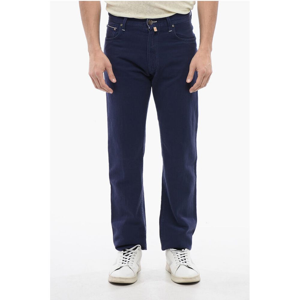 Corneliani ID Stretch Cotton Regular Fit Denims 19 cm