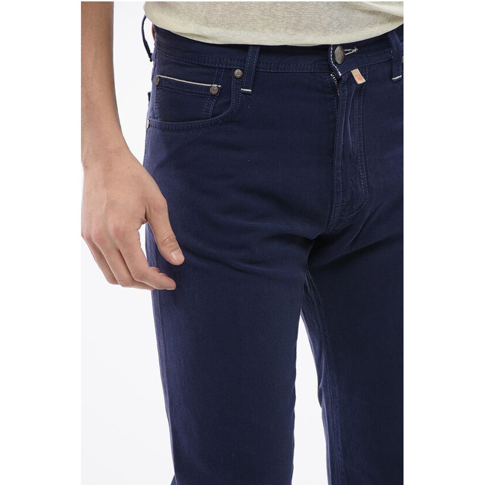 Corneliani ID Stretch Cotton Regular Fit Denims 19 cm - Image 3