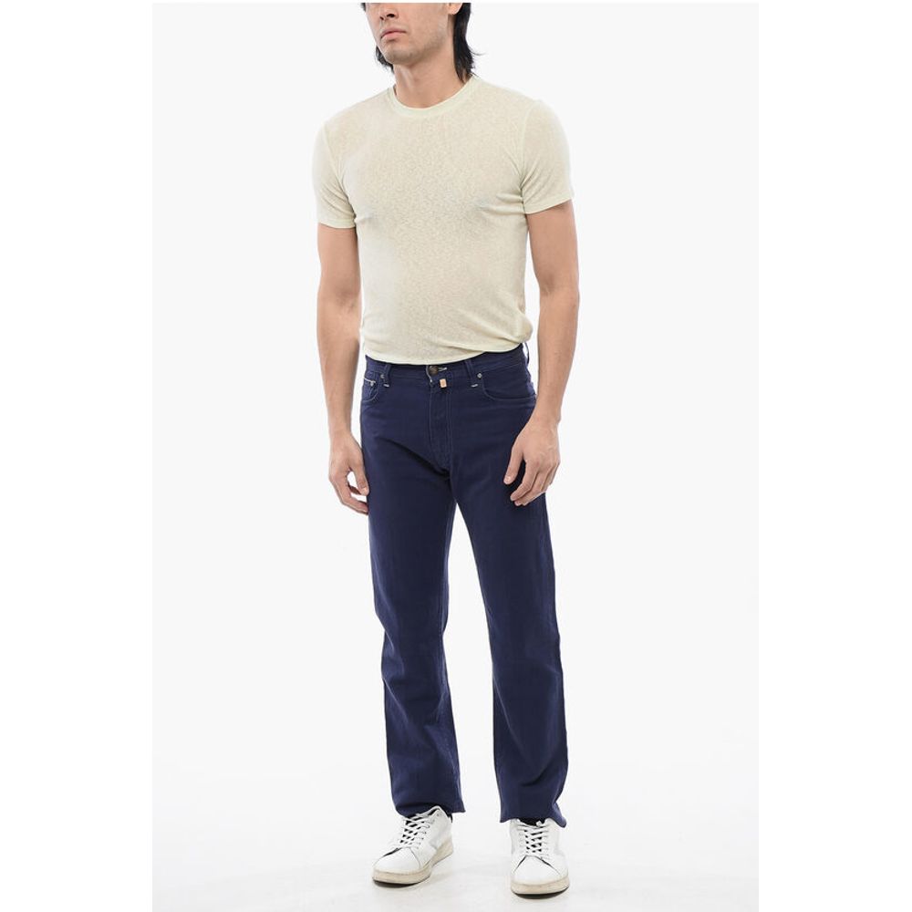 Corneliani ID Stretch Cotton Regular Fit Denims 19 cm - Image 4