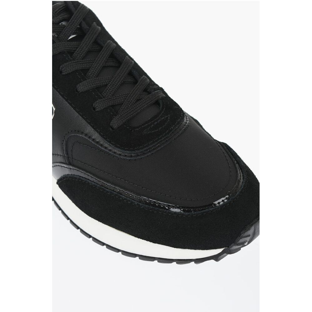 Karl Lagerfeld Leather VELOCITOR II Low-Top Sneakers with Patent Leather De - Image 4