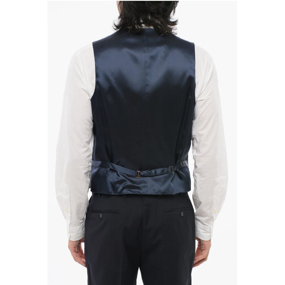 Corneliani CC COLLECTION Virgin Wool CERIM.REWARD Double Breasted Waist - Image 2
