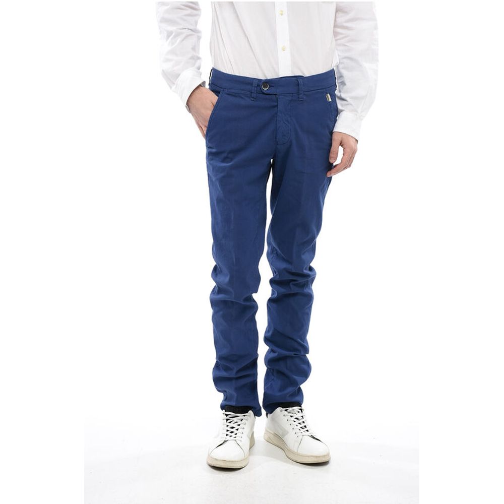 Corneliani ID Linen and Cotton-blended Pants