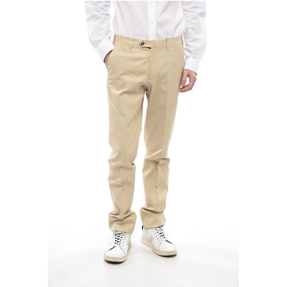 Corneliani Slim Fit Chino Pants With Zip Pockets