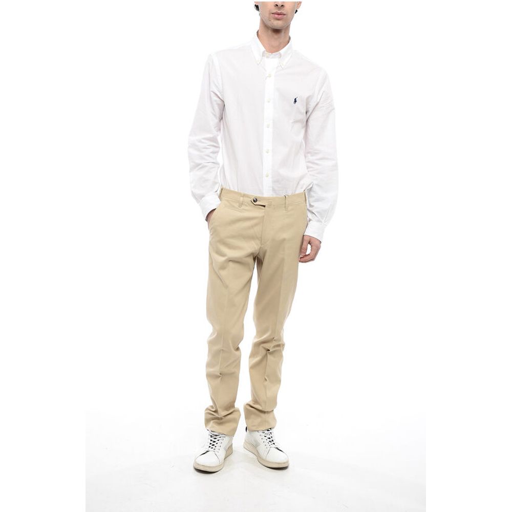 Corneliani Slim Fit Chino Pants With Zip Pockets - Image 4