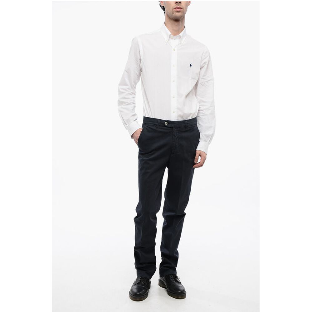 Corneliani ID Chino Pants with Welt Pockets - Image 4
