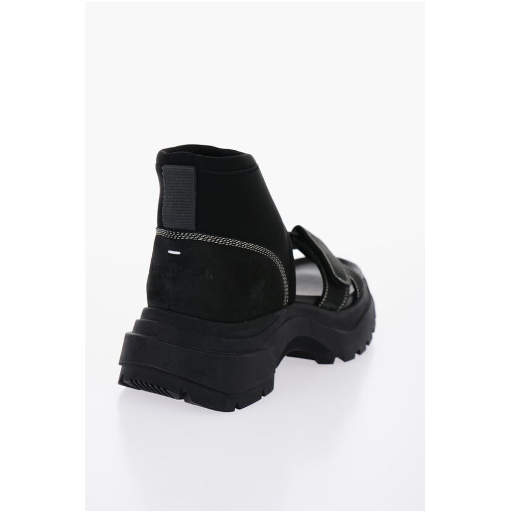 Maison Margiela Suede Sandals WIth Tank Sole - Image 2