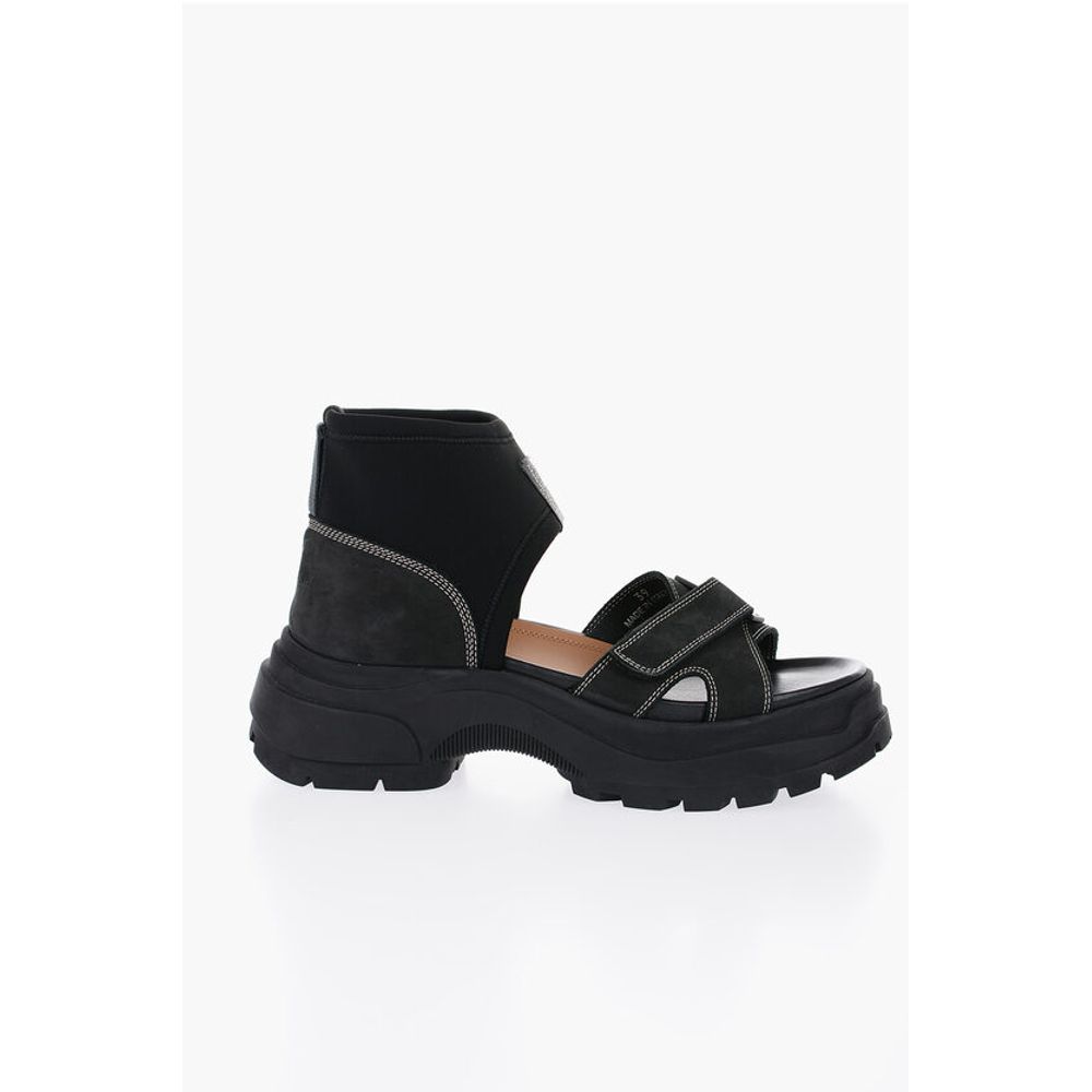 Maison Margiela Suede Sandals WIth Tank Sole - Image 3