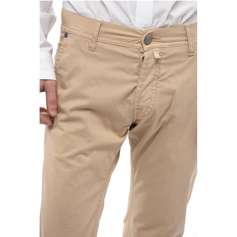 Corneliani ID 5-Pocketed Stretch Cotton Pants with Belt Loops - Image 3