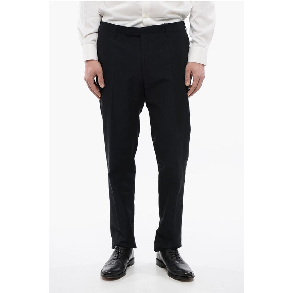 Corneliani CC COLLECTION Cotton and Linen RIGHT 4-Pocketed Pants