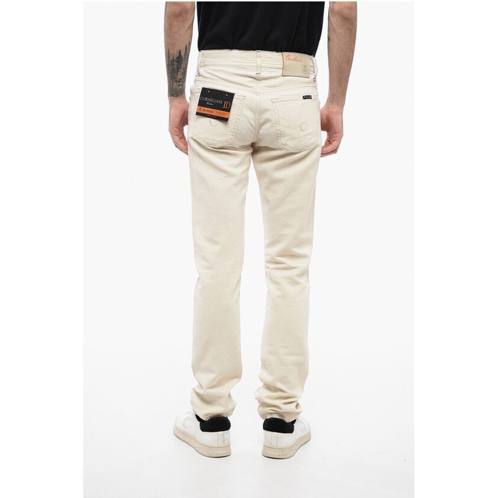 Corneliani ID LUXURY DENIM Ton-sur-ton Embroidered Denims - Image 2