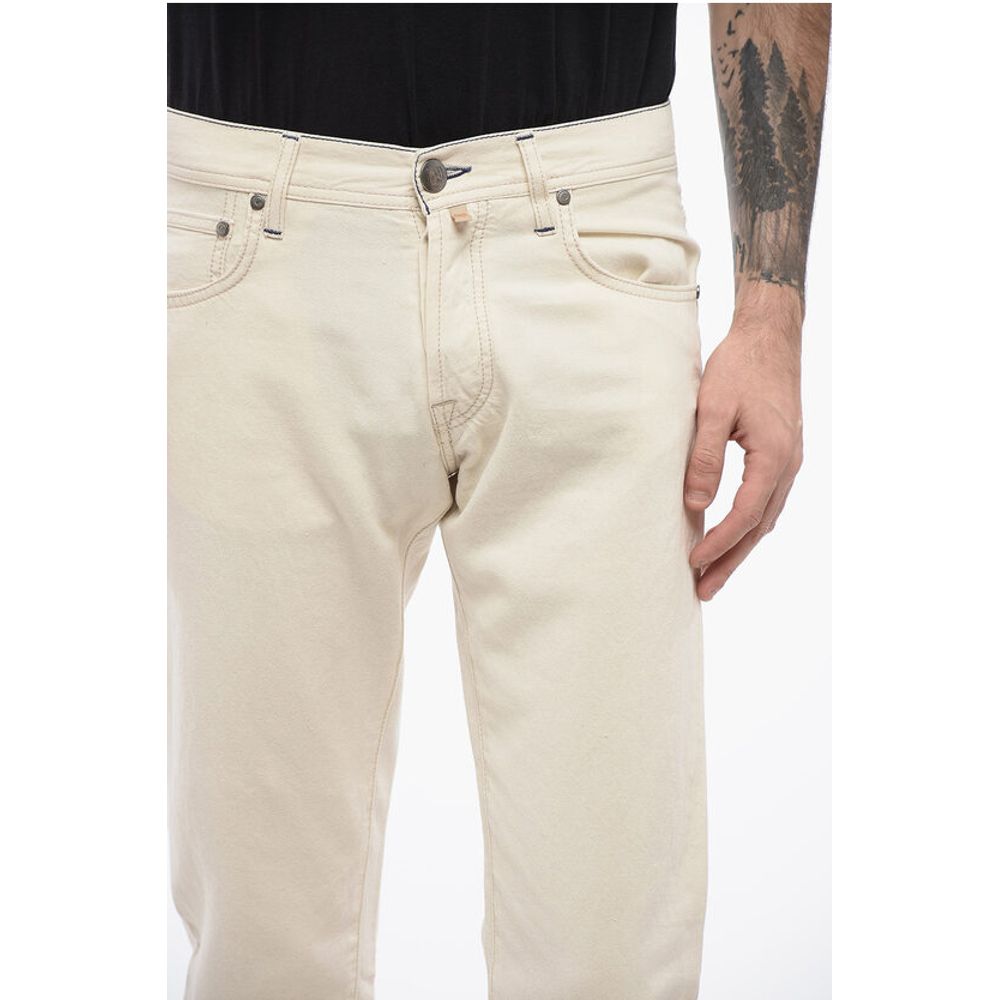 Corneliani ID LUXURY DENIM Ton-sur-ton Embroidered Denims - Image 3