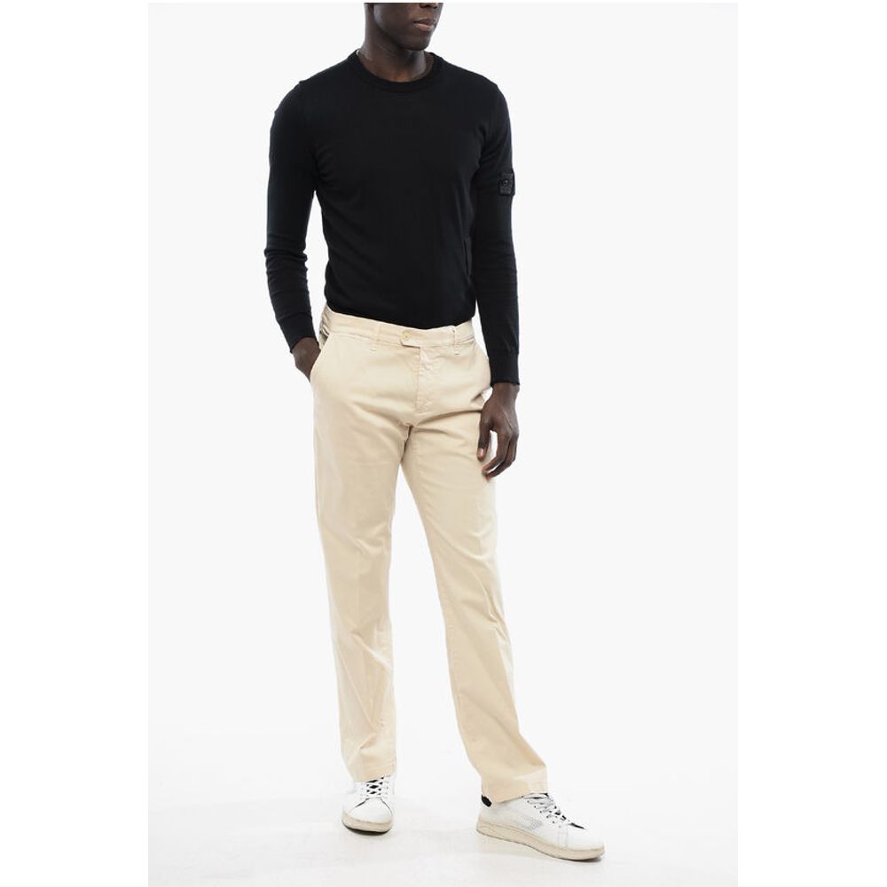 Corneliani ID Chino Pants with Welt Pockets - Image 3