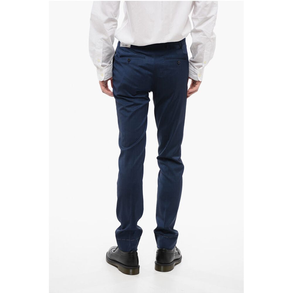 Corneliani Wool Blend ACADEMY Pants with Belt Loops - Image 2