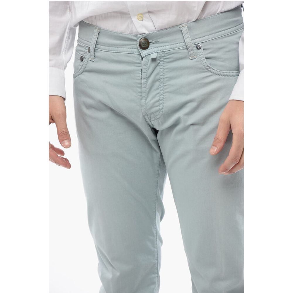 Corneliani ID 5-Pocketed Stretch Cotton Pants - Image 3