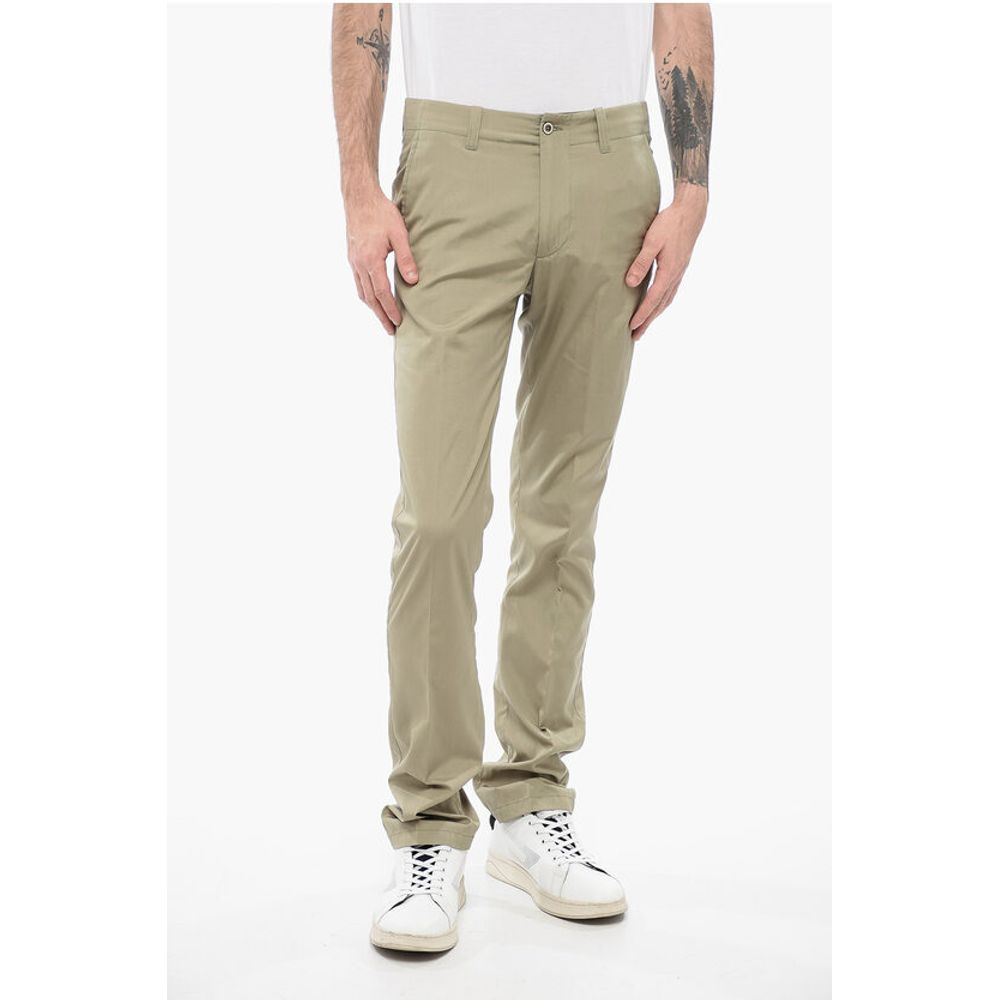 Corneliani ID Pure Linen Chinos Pants with Belt Loops