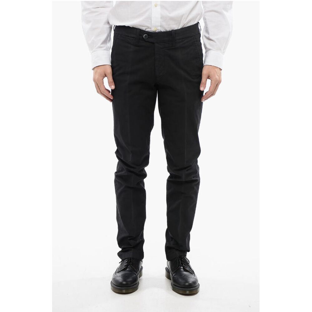 Corneliani ID Stretch Cotton Chinos Pants with Belt Loops