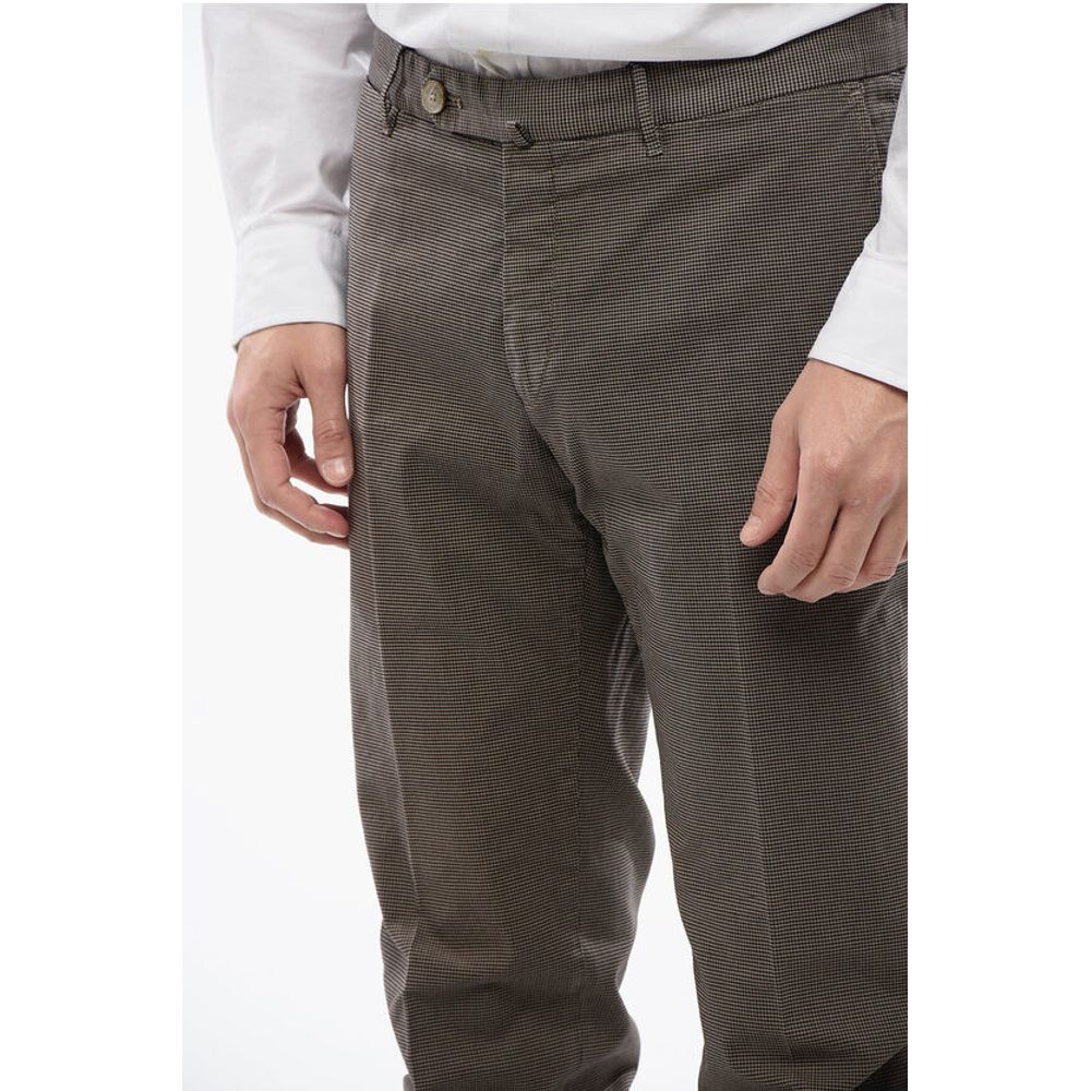 Corneliani ID Cotton Houndstooth Pants - Image 3