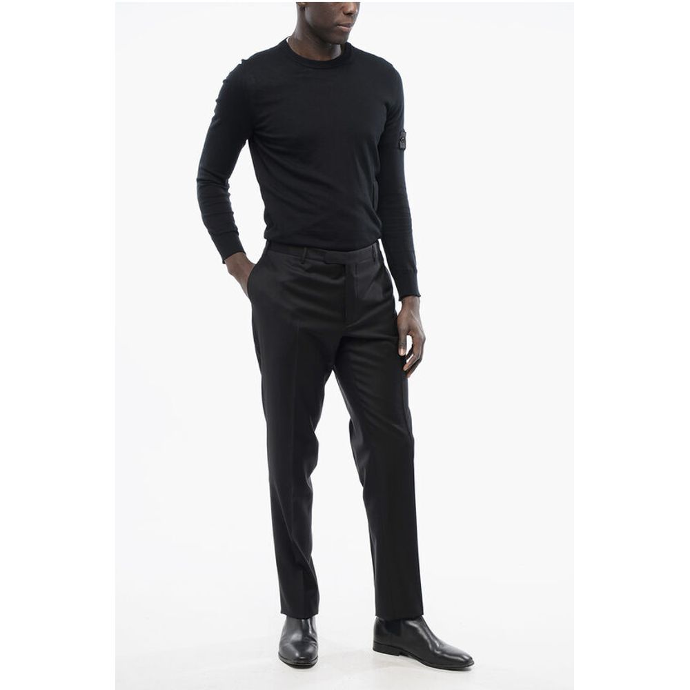 Corneliani TREND 4-Pocketed Extrafine Virgin Wool Pants - Image 3