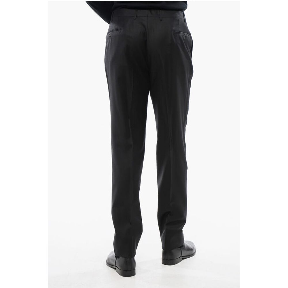 Corneliani TREND 4-Pocketed Extrafine Virgin Wool Pants - Image 4