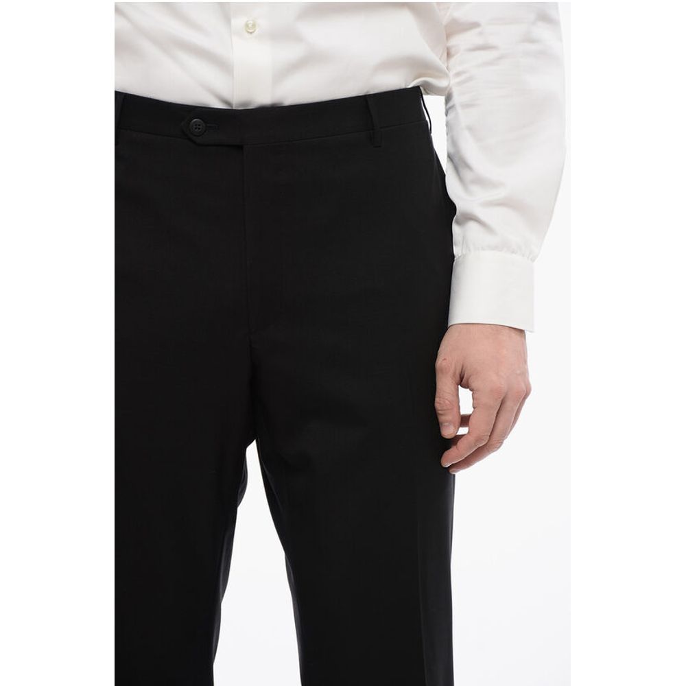 Corneliani Extrafine Virgin Wool LEADER Pants with Belt Loops - Image 2