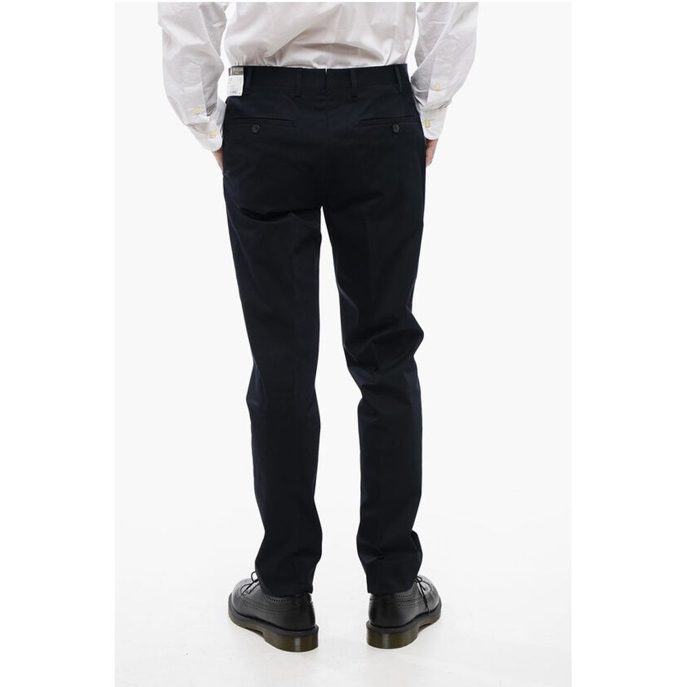 Corneliani Stretch Cotton LEADER Chinos Pants with Belt Loops - Image 2