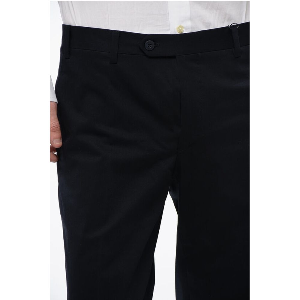 Corneliani Stretch Cotton LEADER Chinos Pants with Belt Loops - Image 3