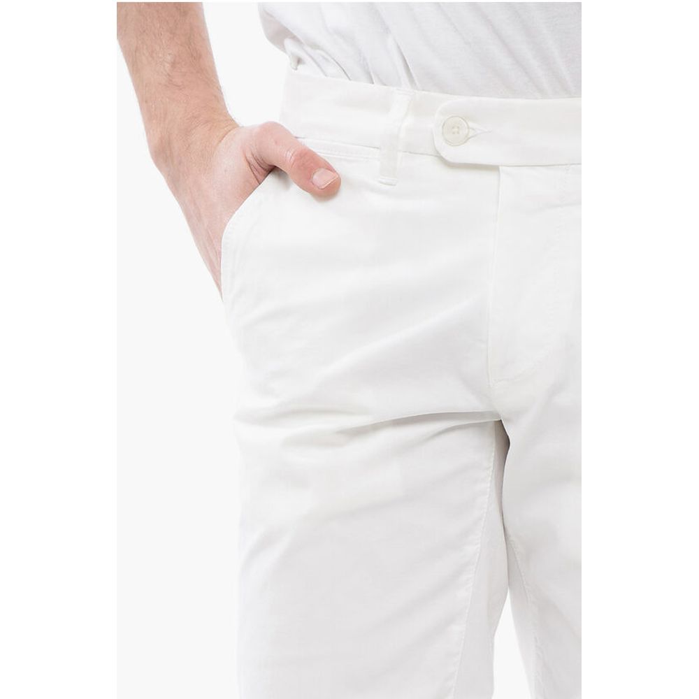 Corneliani ID Cotton Stretch Regular Waist Straight Leg Pants - Image 3