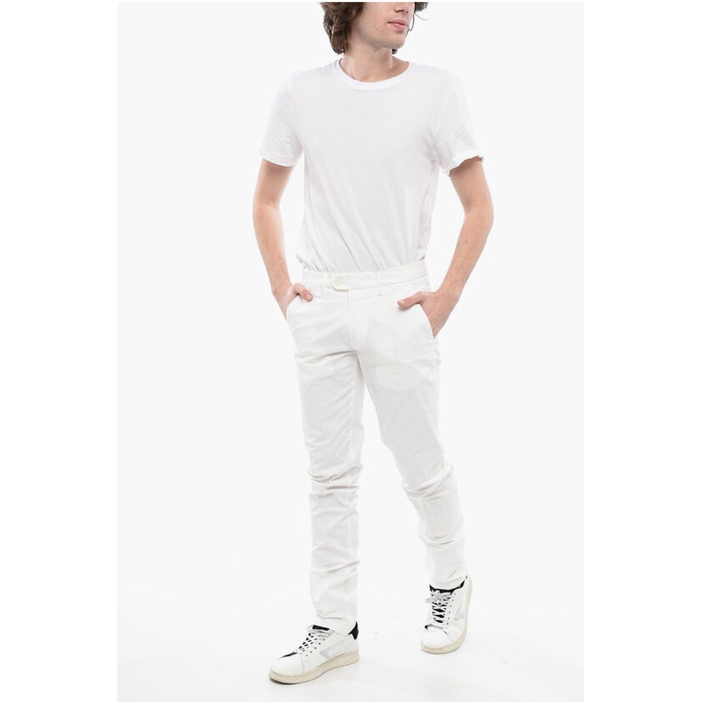 Corneliani ID Cotton Stretch Regular Waist Straight Leg Pants - Image 4