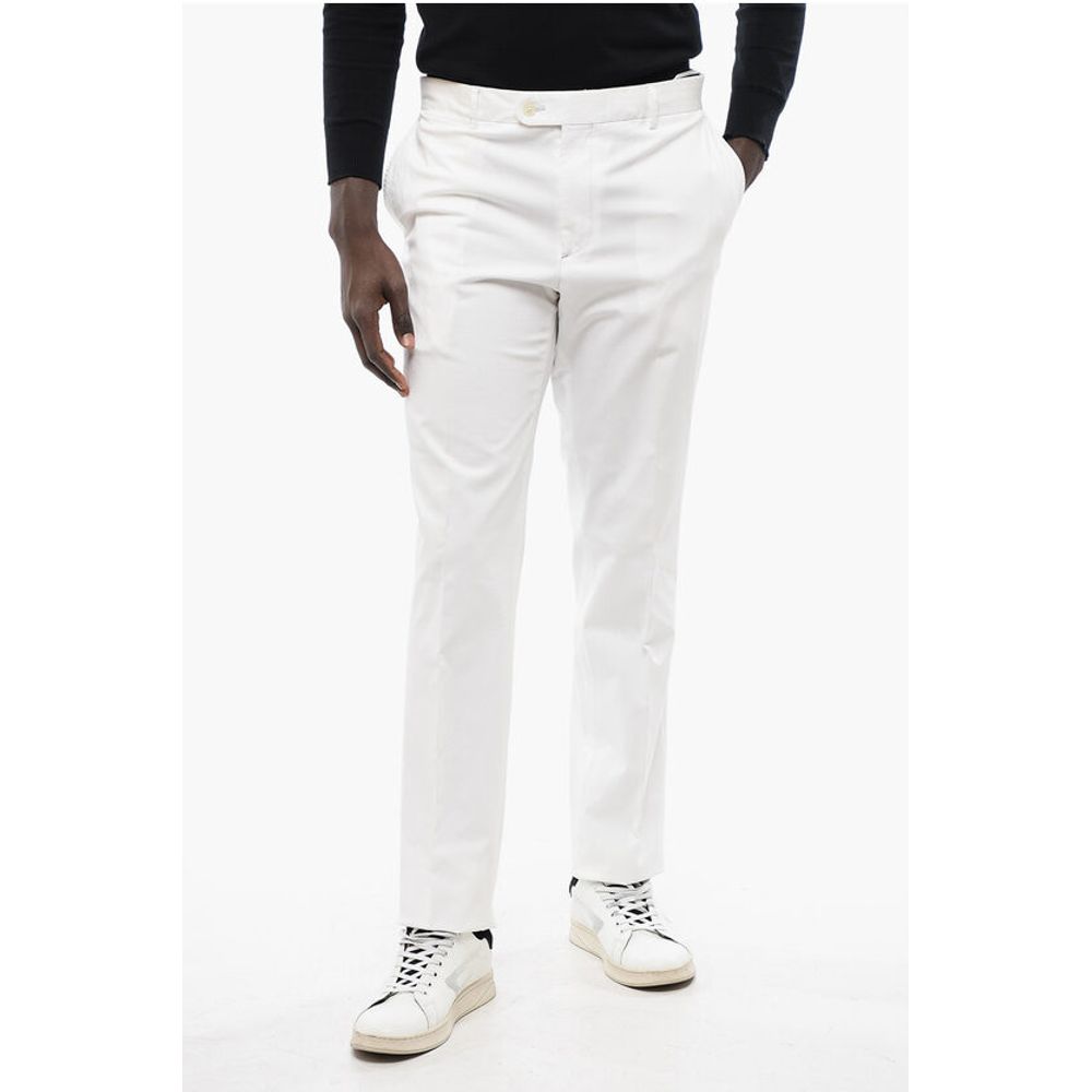 Corneliani ID Stretch Cotton IDENTITY Straight Leg Chinos Pants