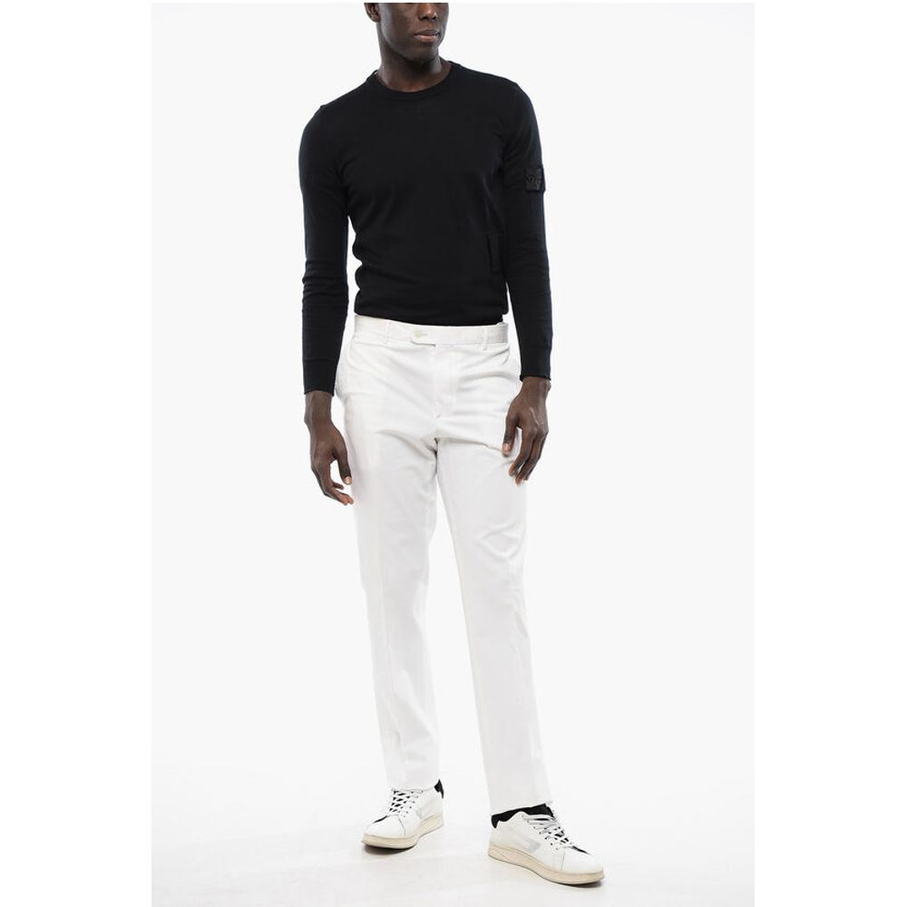 Corneliani ID Stretch Cotton IDENTITY Straight Leg Chinos Pants - Image 3