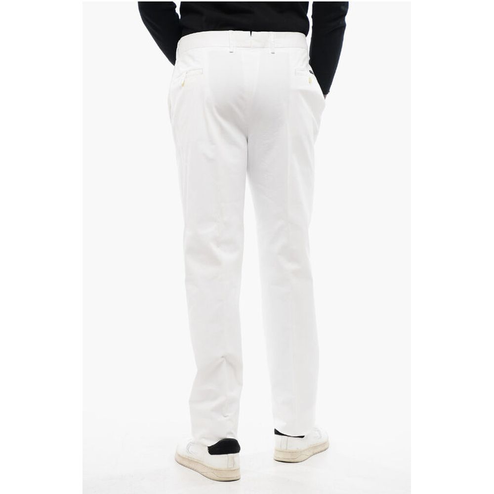 Corneliani ID Stretch Cotton IDENTITY Straight Leg Chinos Pants - Image 4