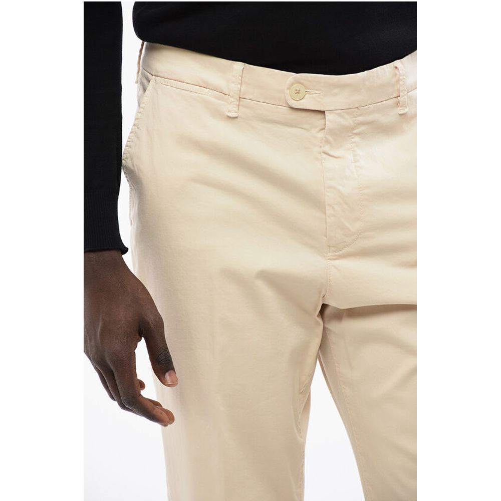 Corneliani ID Regular Waist Cotton Stretch LENDINARA Chinos Pants - Image 2