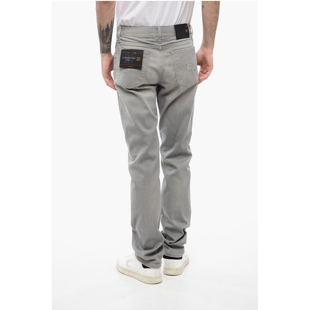 Corneliani ID Straight Leg Stretch Denim Jeans 19cm - Image 2