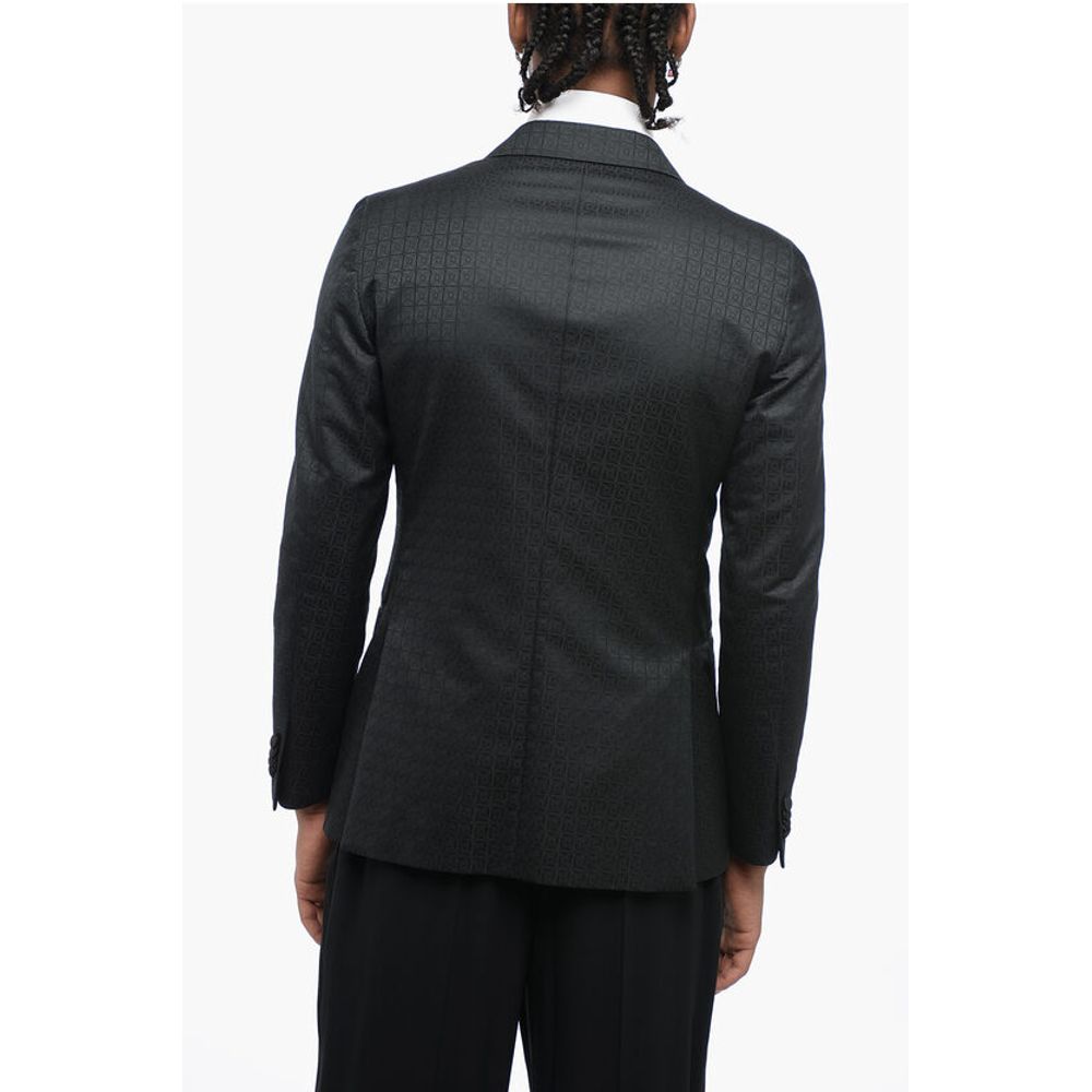 Corneliani CC COLLECTION Double-breasted CERIM. REWARD Jacquard Virgin - Image 2