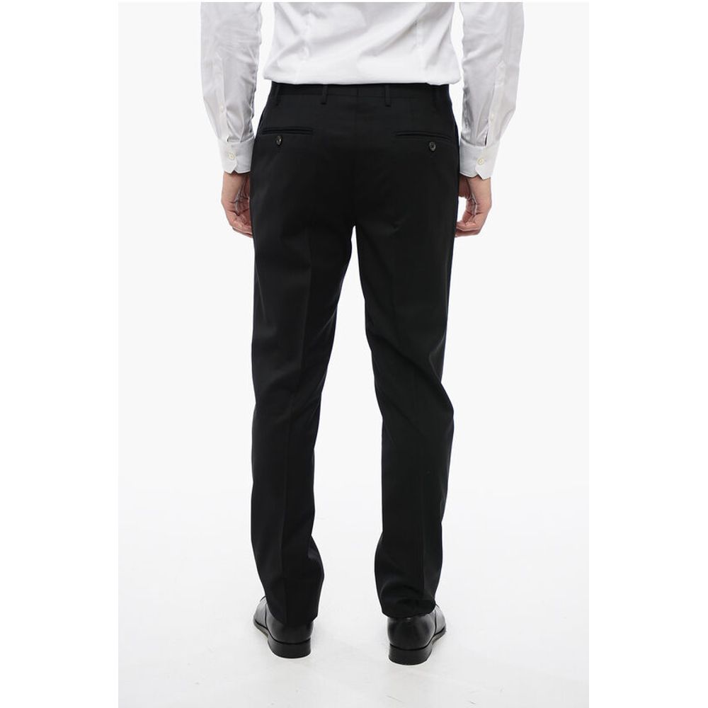 Corneliani 2 Button LEADER Virgin Wool Suit with Flap Pockets - Image 8