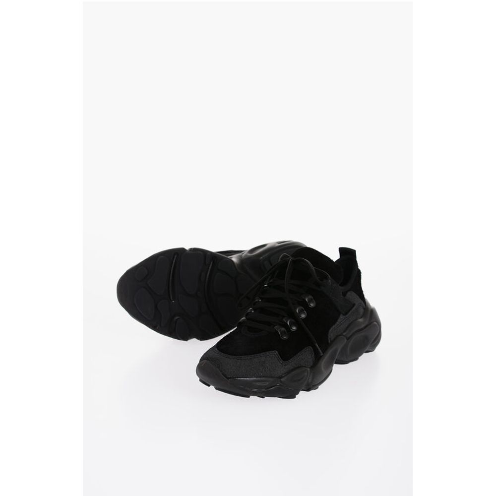 Jil Sander Suede HAIRY Sneakers with Chunky Sole