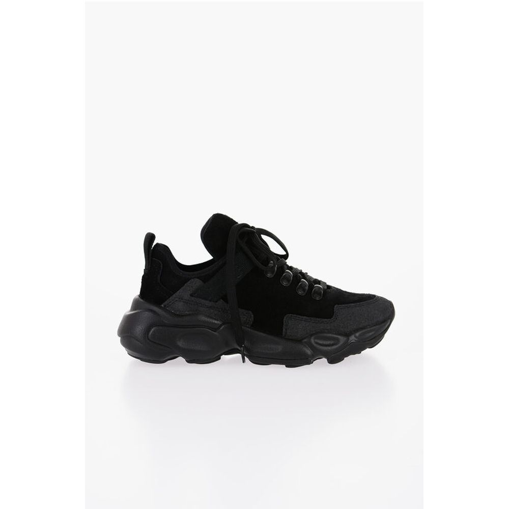 Jil Sander Suede HAIRY Sneakers with Chunky Sole - Image 3