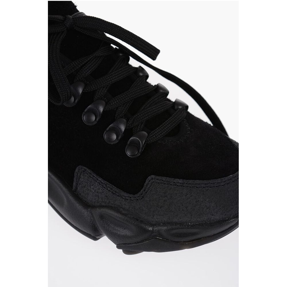 Jil Sander Suede HAIRY Sneakers with Chunky Sole - Image 4