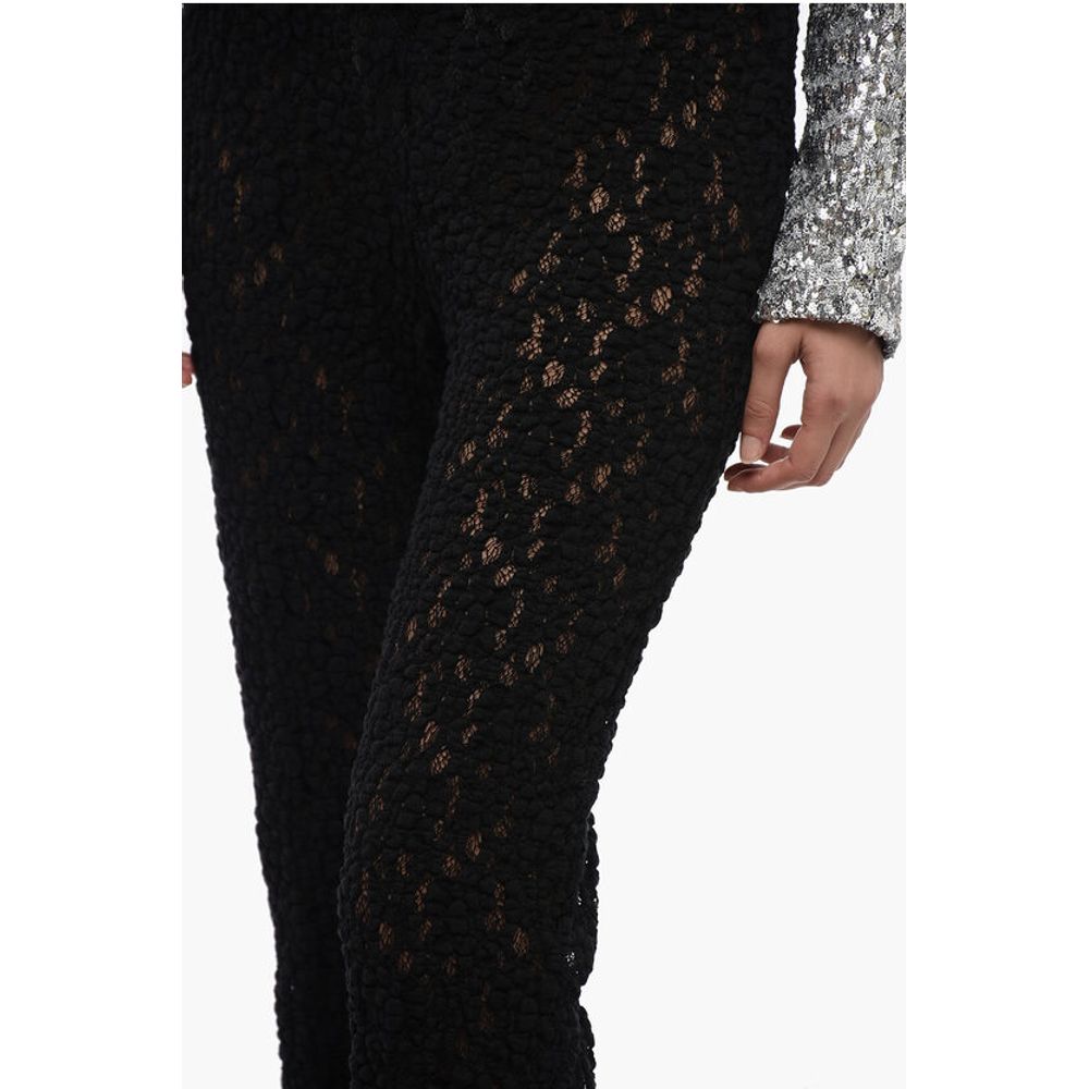Chloé Embroidered Pants with Flared Leg - Image 3